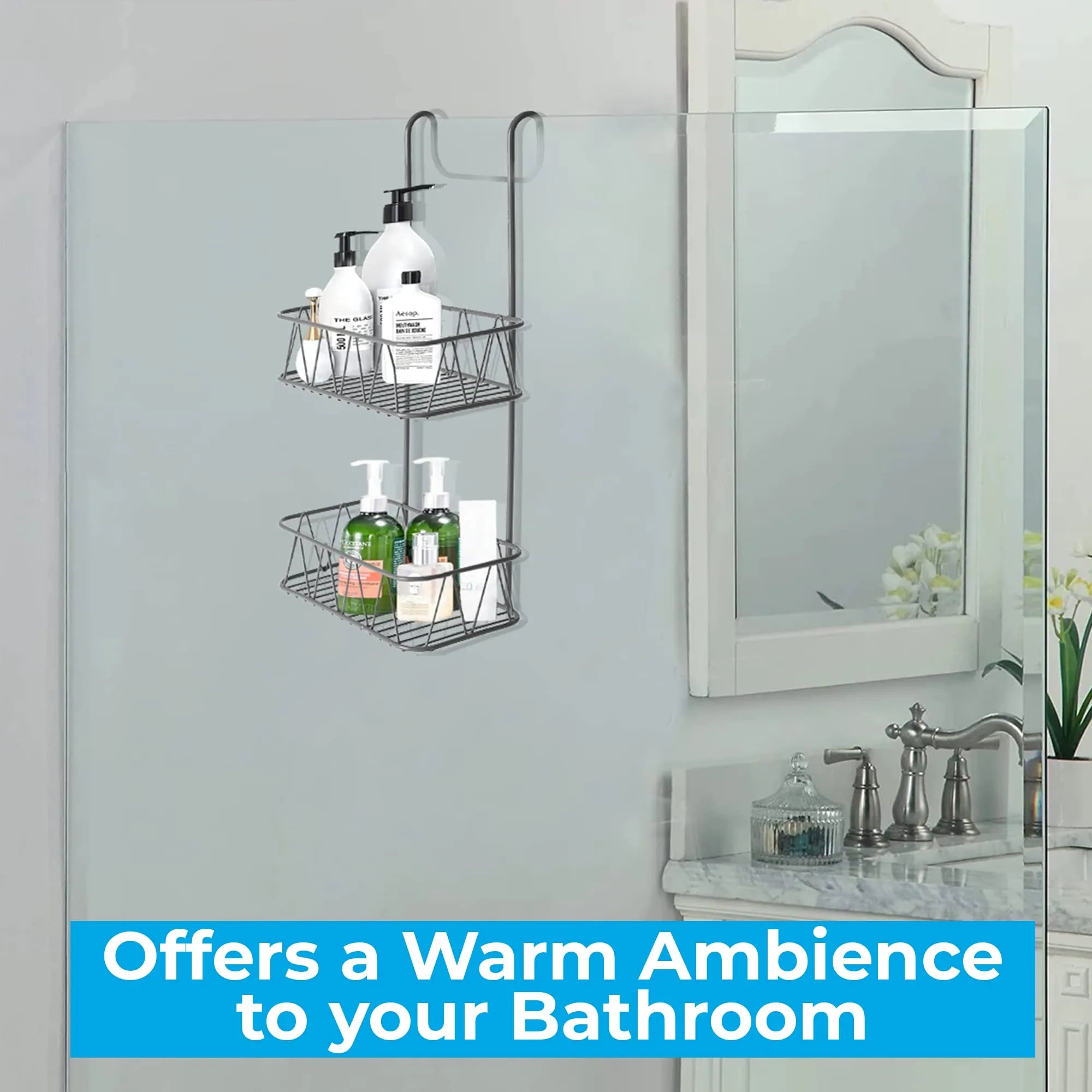 2-Tier Shower Hanging Caddy