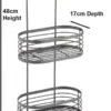 2-Tier Shower Hanging Caddy